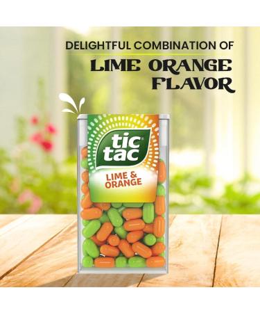 6 Lime & Orange Tic Tac Mint Sweets - VR Angel Lime & Orange 6 Count - Buy Online on GoSupps.com