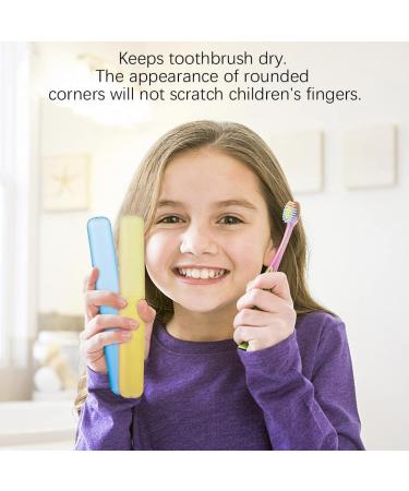 ZCSOWE 4-Pack Toothbrush Cases - Travel-Friendly Protective Covers for Family & Hygiene - Buy Online on GoSupps.com