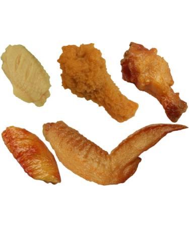 Zerodeko 10 Pcs Simulation Chicken Leg Chicken Wings Imitated Chicken Wings Chicken Wings Models Kitchen Props for Home Fake Food Lifelike Fast Foods Food Decor Chickens Pvc Toy Artificial Assorted Colorx2pcs 11X3.8X2.2CMx2pcs - Buy Online on GoSupps.com