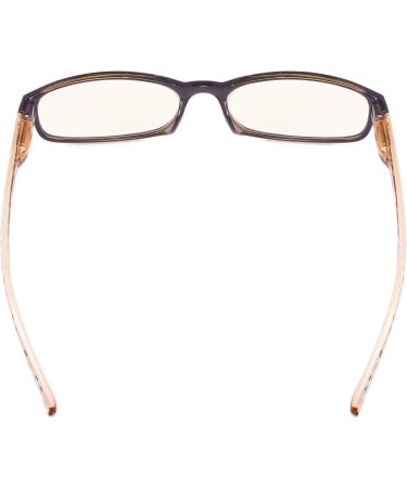 CessBlu UV Protection Computer Reading Glasses for Women - Polka Dots Blue Light Filter Eyeglasses (Brown +1.0 - Buy Online on GoSupps.com
