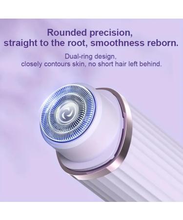 FiTspi 2 in 1 Double Head Shaver for Women Electric Bikini Trimmer Wet and Dry Electric Facial Epilator Body Hair Trimmer for Face Lips Chin Pubic Hair Armpits - Buy Online on GoSupps.com