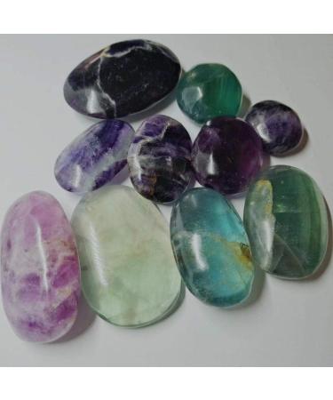 Natural Fluorite Crystal Stones Mini Rock Specimen Chip Gemstone Feng Shui Home Decoration Crafts - (Color: 100Gram) Home Goods - Buy Online on GoSupps.com