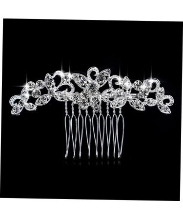 DOITOOL Tiara Hair Barrettes Rhinestone Bobby Pins Wedding Hair Clip Wedding Hair Barrette Bridesmaid Hair Accessories Photography Props Fashion Headwear Bride Hair Comb Headgear - Buy Online on GoSupps.com