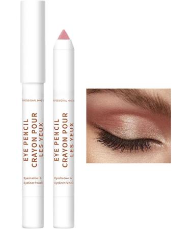 Cream Eyeshadow Stick | Soft Creamy Matte Shimmer Eye Shadow Pencil Crayon Eye Brightener Highlighter Eyeliner Crayon Make Up Set 20 Colors Smudge-Proof Transfer-Proof B03 - Buy Online on GoSupps.com
