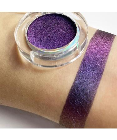 zutaa 2Pcs Optical Eyeshadow Highly Pigmented Polychrome Metallic Eyeshadow Palette Eye Glitter Makeup Cosmetics - Buy Online on GoSupps.com