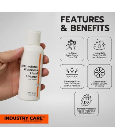 Buy Waterless Antibacterial Hand Cleanser with BZK - Kills 99.99% Germs Cleans and Remoisturizes | 8oz - International Shipping Available - Buy Online on GoSupps.com