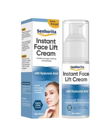 Instant Face Lift Cream, Temporary Skin Tightening Cream to Smooth Fine Lines and Wrinkle, Visibly Firming Loose Sagging Skin for Face and Neck