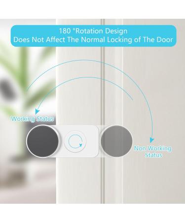 8 Pcs Rotatable Self Adhesive Door Stoppers for Kids - Child Safety Finger Guards and Anti Door Slam Stopper - Buy Online on GoSupps.com