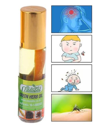 B'alsam Balm Thai Green Herb Oil | 8ml (Pack of 1) - Buy Online on GoSupps.com