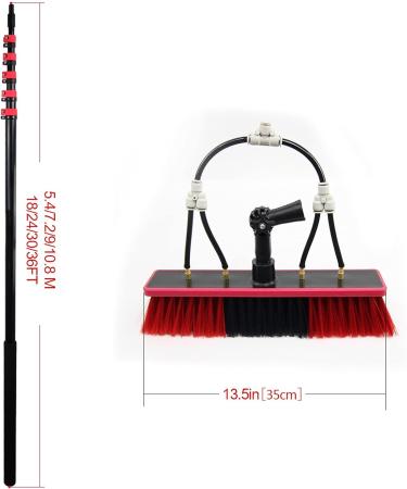 Window Cleaning Brush Truck Washing Brush with Pole for Window Cleaning Photovoltaic Panel Cleaning Trucks Cleaning Conservatory Roof 30FT - Buy Online on GoSupps.com