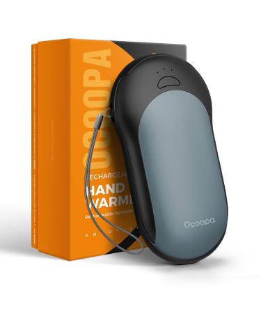 OCOOPA Fast-Charging Hand Warmers, 10000mAh Handwarmer with PD & QC 3.0 Rechargeable Hand Warmer Supercar Design Heating time 15 Hrs Perfect for Outdoor Activities Brilliant Winter Gift Sky Gray - Buy Online on GoSupps.com