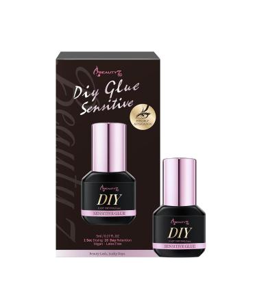 Sensitive Glue for DIY Lash Extension Self Application Hypoallergenic Cluster Lash Adhesive Black 1s Fast Dry and Extra Strong Eyelash Adhesive 10 Days Retention Individual lash Extension Glue 5ml - Buy Online on GoSupps.com