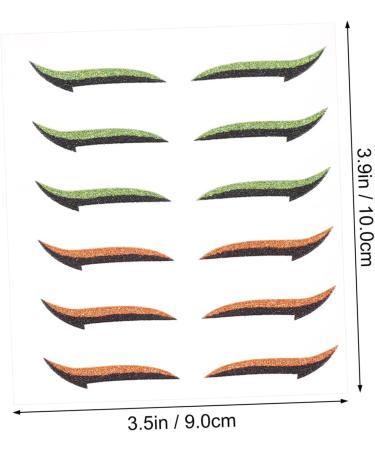 18 Pairs Anti Sweat Eyeliner Instant Eyeliner Stickers Makeup Tape Double Sided Eyelid Tape Blue Eyeshadow Green Duct Tape Blue Glitter Eyeshadow Mens Stickers Man Make up Adhesive - Buy Online on GoSupps.com