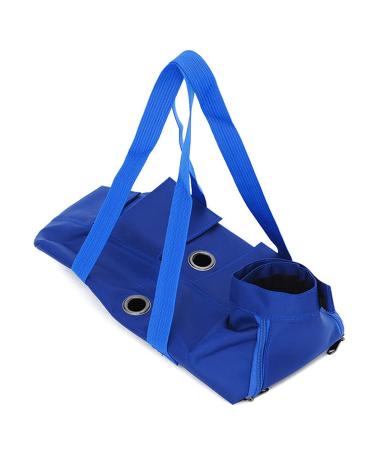 Pet Restraint Bags Multi-Function Dog/Cat Grooming Restraint Bags for Vet Visits Medication Administration Dental Care Bathing Nail Trimming Car Travel XL Blue