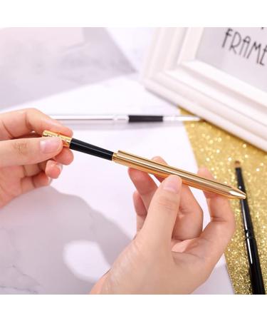 MAGICLULU Lip Brush Applicator Set - 4pcs Portable Makeup Brushes for Lipstick & Gloss - Oblique Head Lip Applicators for Flawless Application - Buy Online on GoSupps.com