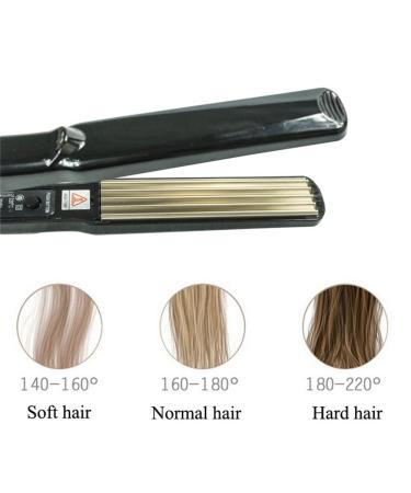 Buy Electric Hair Crimper & Straightener | Ceramic Flat Iron for Waves & Curls - International Shipping - Buy Online on GoSupps.com