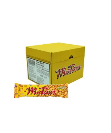 Mr Tom Seriously Nutty Peanut Bars Box 36 Bars