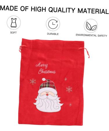 KOMBIUDA 1pc Christmas Bag Santa Bag Santa Claus Present Bag Santas Bags Bag Snack Bag Candy - Buy Online on GoSupps.com