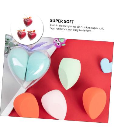Healeved 3 Boxes Heart-shaped Makeup Sponge Cosmetic Puff Cosmetic Tool Cosmetic Sponge Foundation Blending Sponge Sofe Makeup Eggs Foundation Beauty Sponge Makeup Sponge Applicator 9x6cm As Shown - Buy Online on GoSupps.com