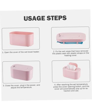 Wet Wipes Dispenser Box 55 Constant Temperature Diaper Baby Wipe Warmer Warmer Dispenser Prevent Dry USB Heating Wipe Holder for Car Home Baby Nursery Style 1 - Buy Online on GoSupps.com