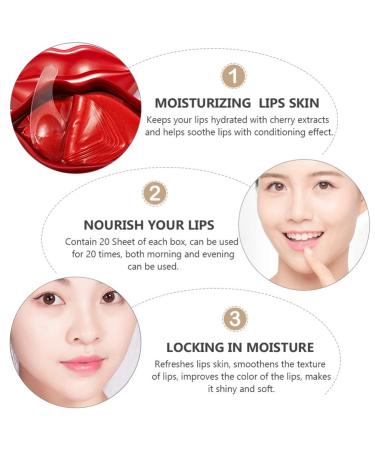 Ultnice 40-Piece Moisture Gel Lip Mask Set - Anti-Aging & Plumping Sleep Masks for Women - Perfect Adult Gift - Buy Online on GoSupps.com