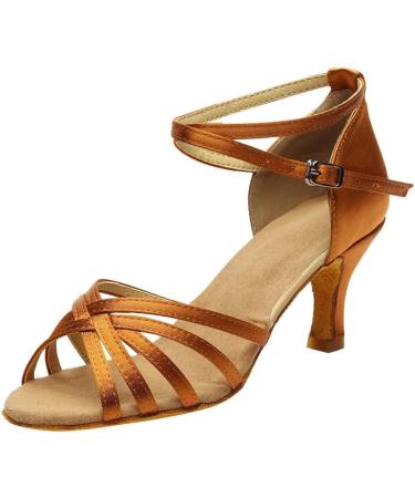 Buy XTZYGLFD Women's Summer Sandals - Fashion Latin Dance & Hiking Sandals - Brown (UK 3.5) - International Shipping Available - Buy Online on GoSupps.com
