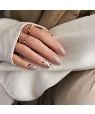 Neonail Gel UV Stickers M04 Beige - 15 Patterns of Nail Polish Stripes & Decorative Stickers for Hands & Feet - Easy Application Nail Art - Buy Online on GoSupps.com