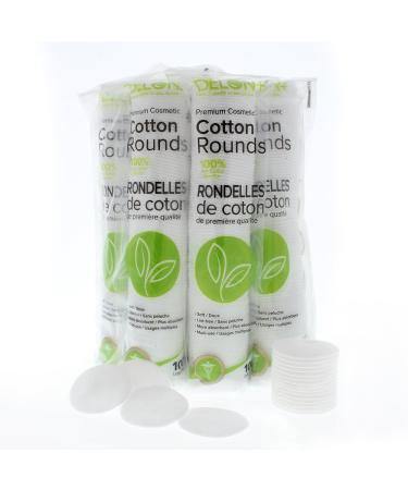 Delon Cotton Pads & Premium Cotton Rounds with Aloe Vera & B5 - 100 Count | Best International Shipping - Buy Online on GoSupps.com