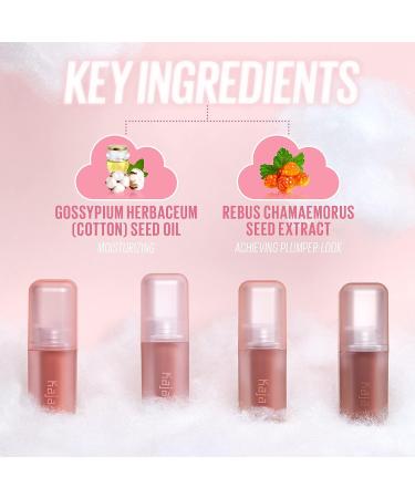 Kaja Whipped Dream Liquid Eyeshadow & Blush - Rose Macaron 0.17 Oz | Cotton Seed Oil | Buildable & Blendable | Airy Semi-matte Finish - Buy Online on GoSupps.com