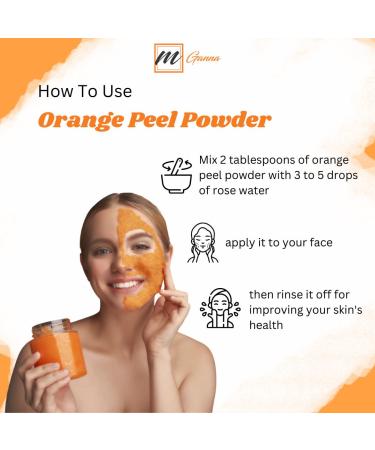100% Natural Orange Peel Powder for Skin Care - 0.50 LBS | Organic & Pure Powder for Radiant Skin - Buy Online on GoSupps.com