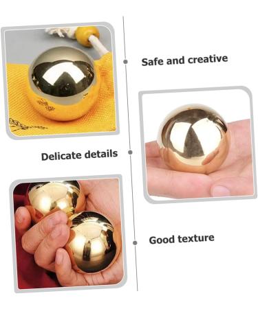 Buy Healeved 6 StK Gymnasikball Decorative Brass Massage Balls for Hand Exercises | International Shipping Available - Buy Online on GoSupps.com