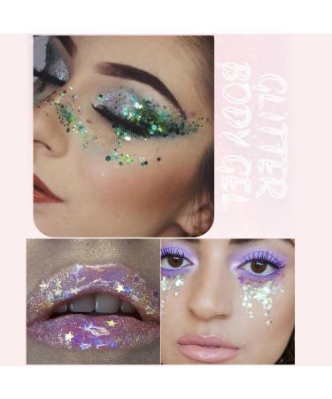 Buy 2Pcs Liquid Glitter Eyeshadow - Long Lasting Quick-Drying Gel Waterproof Sparkling Shimmer - 30ml | International Shipping - Buy Online on GoSupps.com