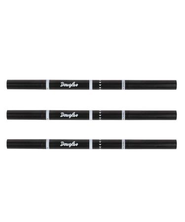 3x Douglas Make-up 937554 Eyes Eyebrow Pencil Brow 3 In 1 Triple Tip Pencil Set