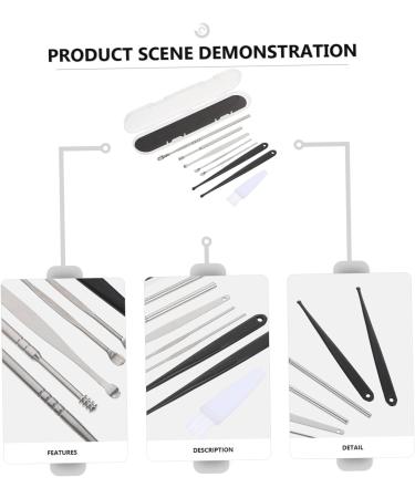 Baluue 3sets Ear Wax Removal Tools for Comfortable Ear Cleaning Portable for Safe - Buy Online on GoSupps.com