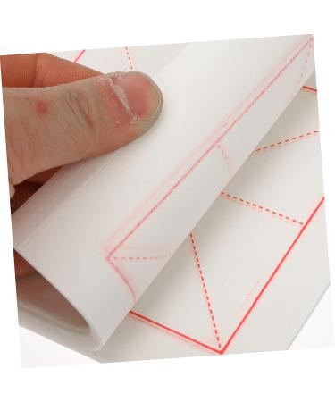 Operitacx 200 Sheets Grid Rice Paper Handwritten Paper Four Characters White 39x12cm - Buy Online on GoSupps.com