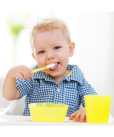 Vicloon Baby Spoons - 5 Pcs Silicone Self Feeding Training Spoons for Toddlers and Children - Bright Colors for Baby Feeding and Weaning - Buy Online on GoSupps.com