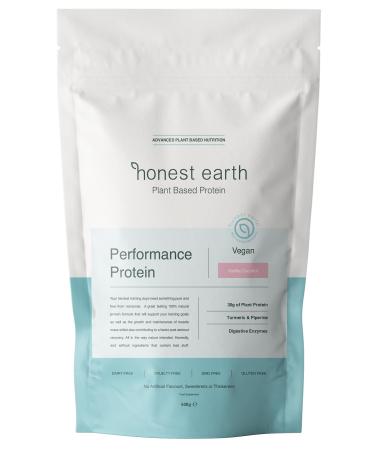 Honest Earth - Vanilla Coconut | Plant Based Vegan Protein Powder | 31g Protein | 100% Natural, Dairy Free, No Gums, No Sugar, No Artificial Flavoring, Canadian Grown Clean Pea Protein Powder Vanilla Coconut 1.1 Pound (Pac