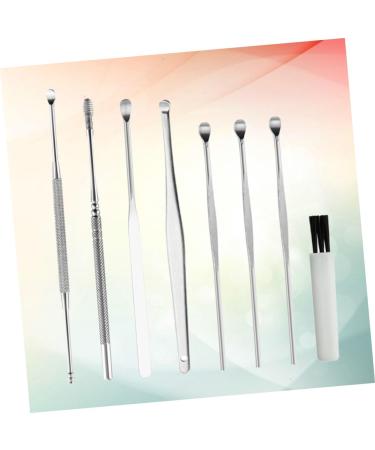 EXHUMKY 8Pcs Ear Scoop Set Professional Ear Cleaner Tools for Adults and Comfortable Wax Removal with Spiral Design Essential Home Cleaning Kit - Buy Online on GoSupps.com