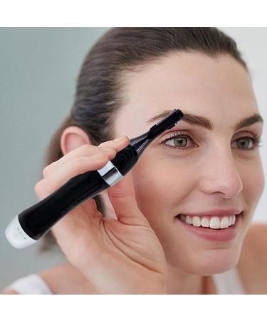 Eyebrow Trimmer Electric Eyebrow Trimmer Painless Battery Powered Eyebrow Trimmer Portable Multifunctional Eyebrow Shaver with Detachable Washable Head for Women Men Boys Girls - Buy Online on GoSupps.com