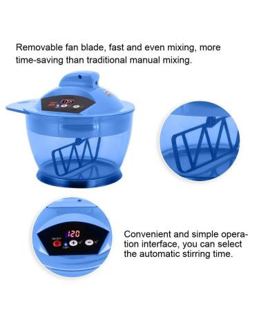 Electric Hair Coloring Bowl - Automatic Mixer Blender for Hair Dye - Blue - Buy Online on GoSupps.com