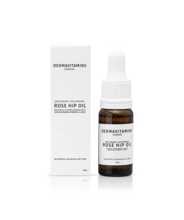 DermaVitamins 100% Organic Cold-Pressed Rose Hip Oil (10ml)