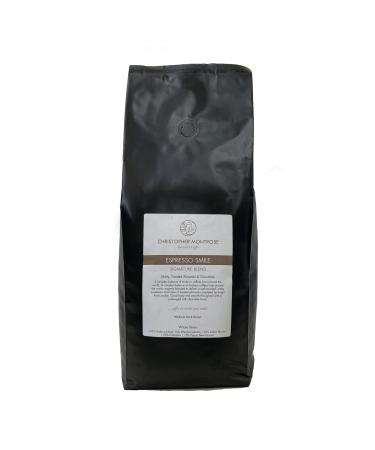 Espresso Smile Signature Blend Whole Bean Coffee Dark Roast | Almond & Chocolate Notes | 1 KG Pack 1.0 Kilograms