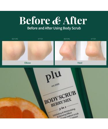 PLU Original Walnut Body Scrub Polish - Exfoliating with Rosemary & Chamomile - Acne Cellulite & Stretch Marks Relief 6.76 oz - Buy Online on GoSupps.com