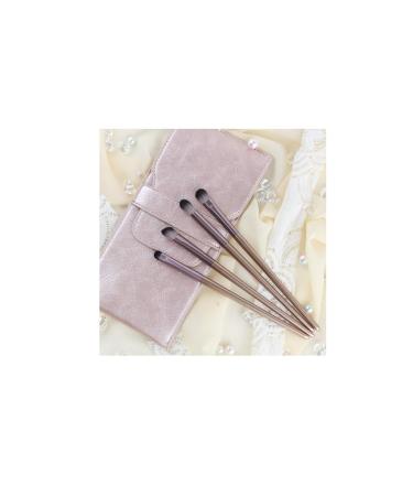 Portable Eye Shadow Makeup Brush Set - 4 Multifunctional Brushes & Travel Cosmetic Bag | International Shipping - Buy Online on GoSupps.com