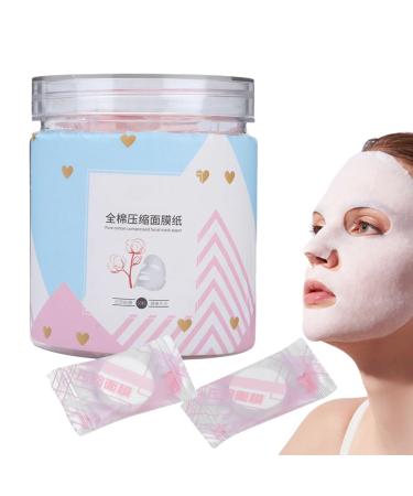 50Pcs/Pack Disposable Homemade Skin Care Compressed Face Mask DIY Facial Mask.