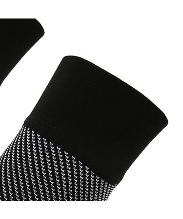Plantar Fasciitis Support Brace | Soft Arch Support Ankle Compression Sleeve for Women - Tear Resistant Open Toe - 1 Pair (M - Buy Online on GoSupps.com