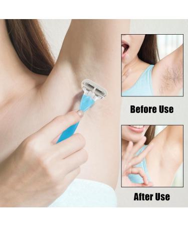 5-Pack Disposable Razors for Women | Sensitive 3-Blade 2-in-1 Shaving - Perfect for All Body Areas - Buy Online on GoSupps.com
