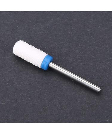Ceramic Nail Drill Bit Nail Drill Bits Nail Supplies Ceramic Cylinder Shape Grinding Head Nail Art Tools for Manicure Pedicure Home Salon (Round bald head M) - Buy Online on GoSupps.com