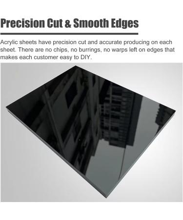 HWBB Acrylic Sheet Smooth 2-Sided Reflective Backdrop Boards  Black Acrylic Panel for Photography Shooting  Shatterproof Solid Plexi Glass  Easy to Cut (Color : 10mm Thick  Size : 60x60cm/24x24'') 60x60cm/24x24'' 10mm Thick - Buy Online on GoSupps.com