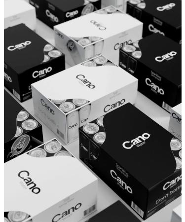 CANO WATER Natural Sparkling Water Cans with Pull Lids Eco-Friendly Hydration 24 Count - 24 x 12 oz Cans - Buy Online on GoSupps.com